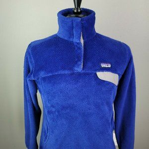 Patagonia Women's Med Re-Tool Snap-T Polartec Thermal Pro Jacket Fuzzy Fleece